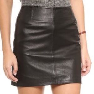 B.B. Dakota leather emerick skirt, size 4